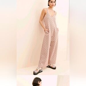 ANTHROPOLOGIE DRA Los Angeles Jumpsuit Women's XS Sleeveless Wide legs